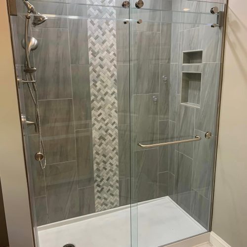 Clarity Rail Slider Custom Glass Shower