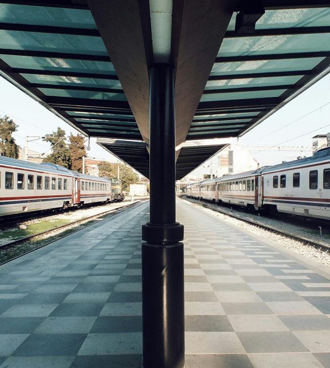 Train Station Glass Canopy